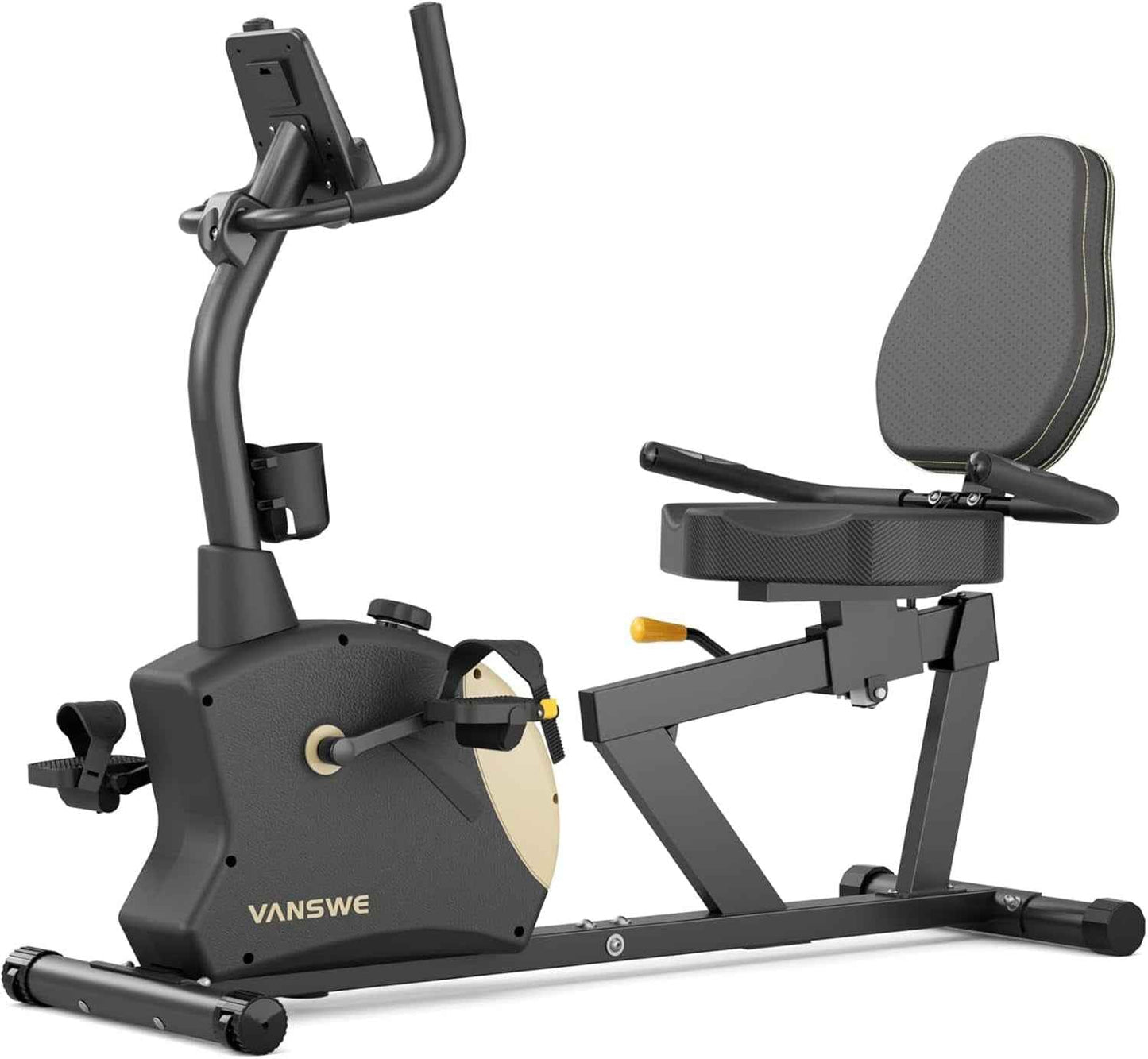 Recumbent Exercise Bike for Adults Seniors - Recumbent Bikes for Home with Magnetic Resistance, Bluetooth and App Connectivity, Pulse Sensor