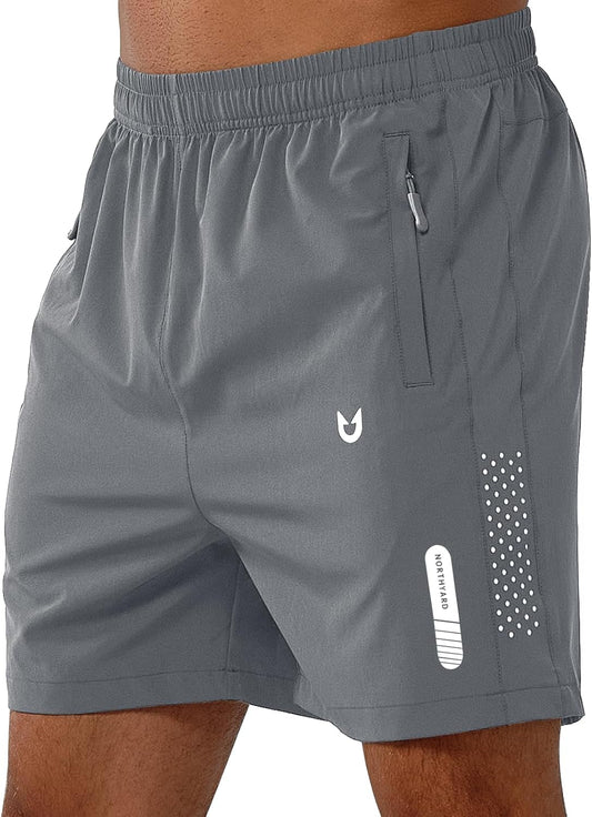Men'S Athletic Running Shorts Quick Dry Workout Shorts 7"/ 5"/ 9" Lightweight Sports Gym Basketball Shorts Hiking - WORLD TIME VISITS
