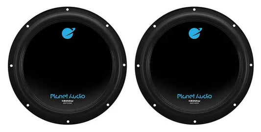 Planet Audio AC10D 10" 1500 Watt 4 Ohm Dual Voice Coil Car Audio Subwoofer, Pair