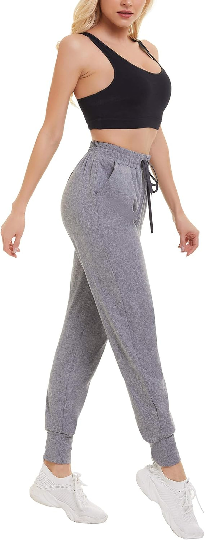 3 Pack Sweatpants for Women-Womens Joggers with Pockets Athletic Leggings for Workout Yoga Running - WORLD TIME VISITS