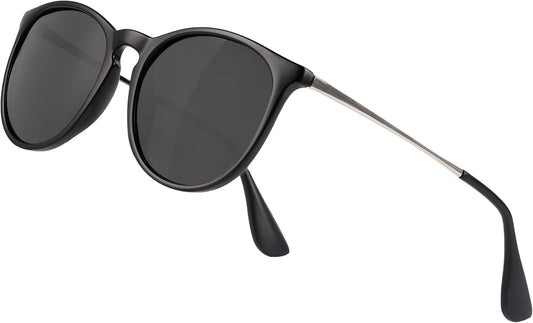 Vintage round Polarized Sunglasses for Women Men Classic Retro Trendy Designer Style Sun Glasses UV400 Protection