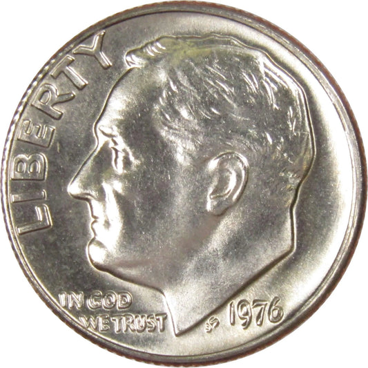 1976 Roosevelt Dime BU Uncirculated Mint State 10C US Coin Collectible Master Coins
