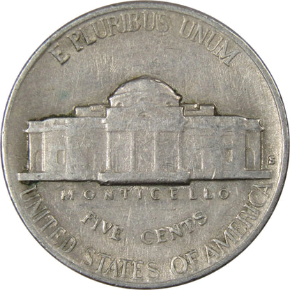 1939 S Jefferson Nickel 5 Cent Piece, about Good (AG), Collectible Coin, Nickel, Silver Master Coins
