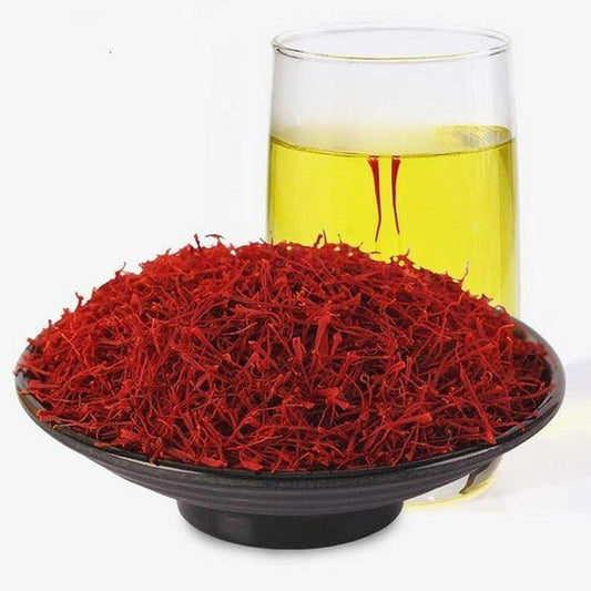SAFFRON - (10 Grams/0.35 Ounce) Spanish Saffron - Super Negin Grade A+ Saffron Threads - Pure All Red Saffron Spice for Culinary Use as Golden Milk, Paella, Risotto, Bomba Rice, Saffron Tea - WORLD TIME VISITS