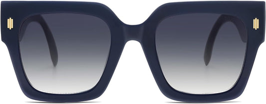 Vintage Oversized Square Sunglasses for Women,Retro Womens Luxury Big Large Sun Glasses UV400 SJ2194 - WORLD TIME VISITS